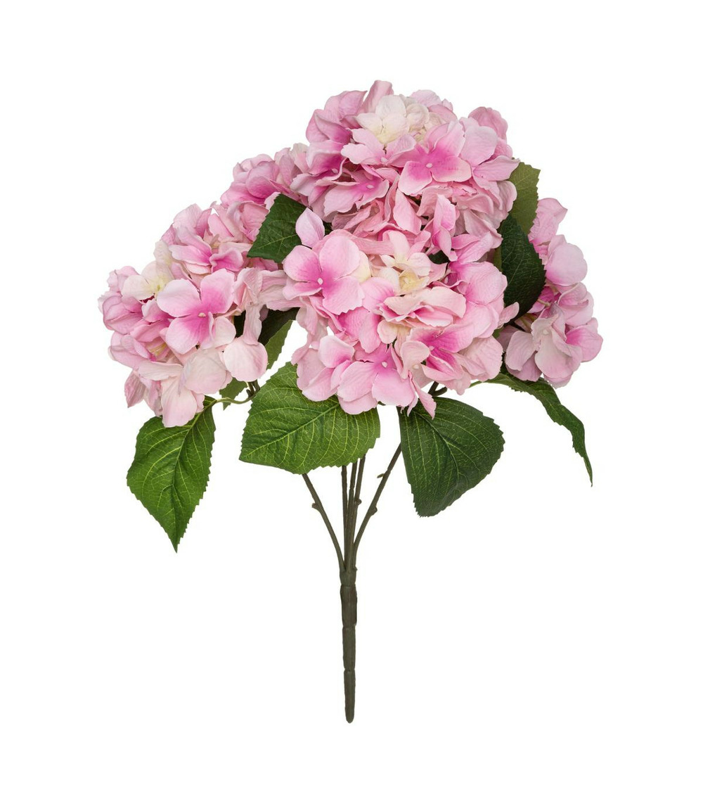 Bouquet d'hortensias artificiels d. 25 x h. 42 cm