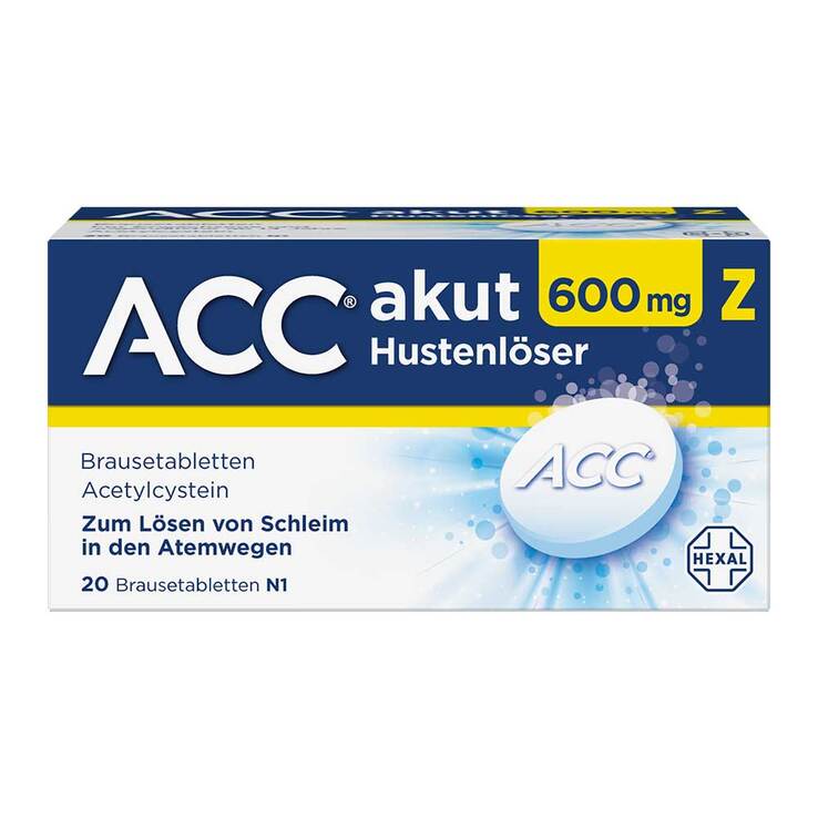 ACC akut 600 mg Z Hustenlöser, Brausetabletten, 20 St