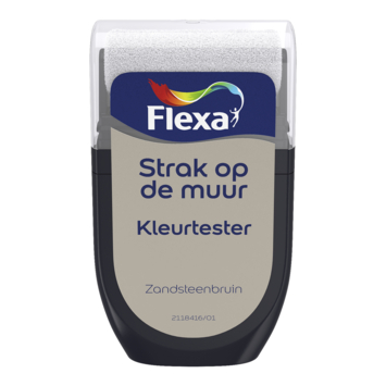 Flexa Strak op de muur Kleurtester Zandsteenbruin mat 30ml
