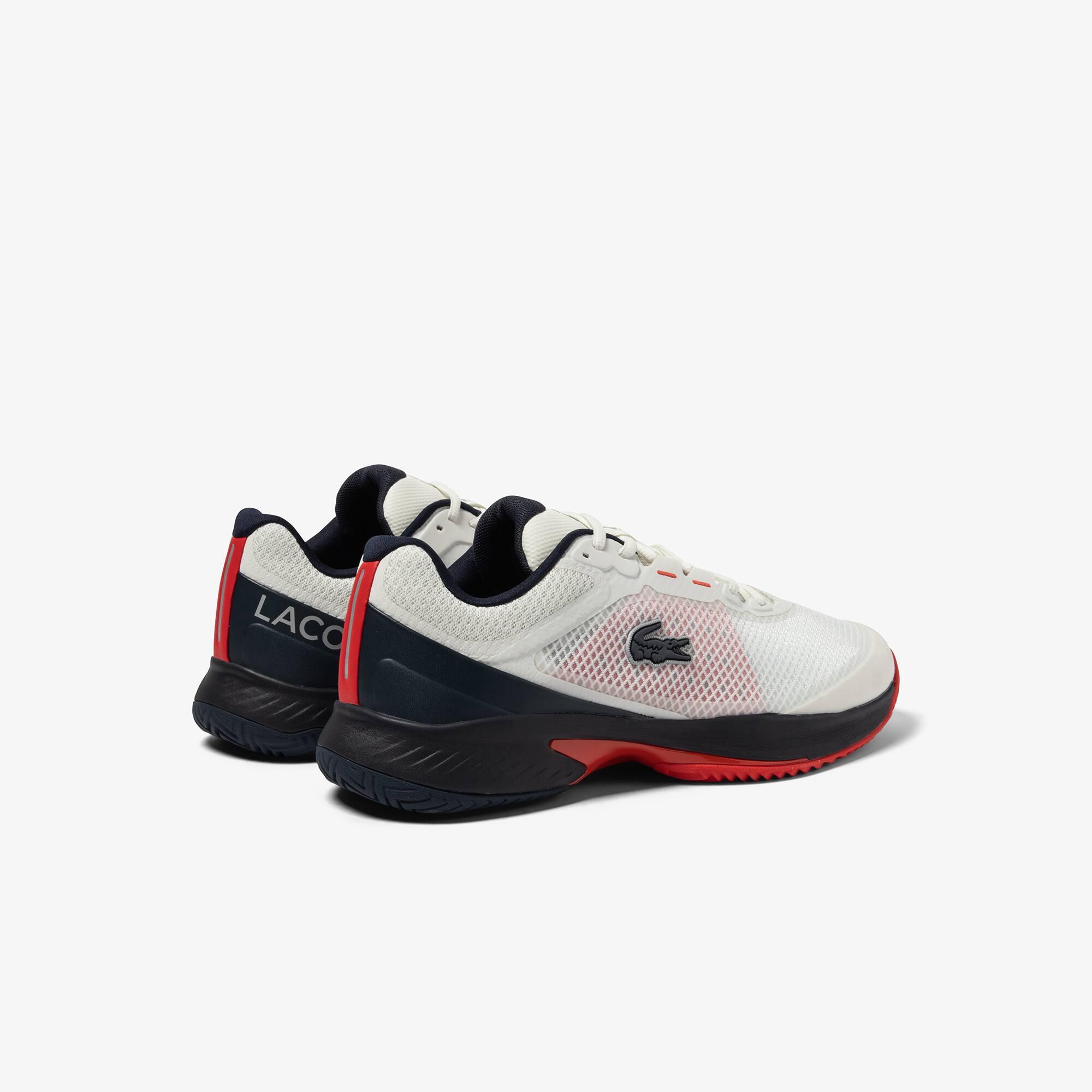 Chaussures de tennis Tech Point homme Lacoste en textile Performance - Blanc - Lacoste - Homme