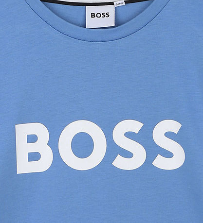 BOSS T-Shirt - Navy m. Weiß