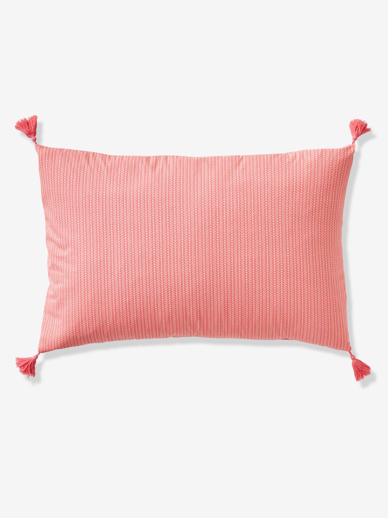 Conjunto de capa de edredom e fronha infantil Eden India, branco claro liso com estampas.
