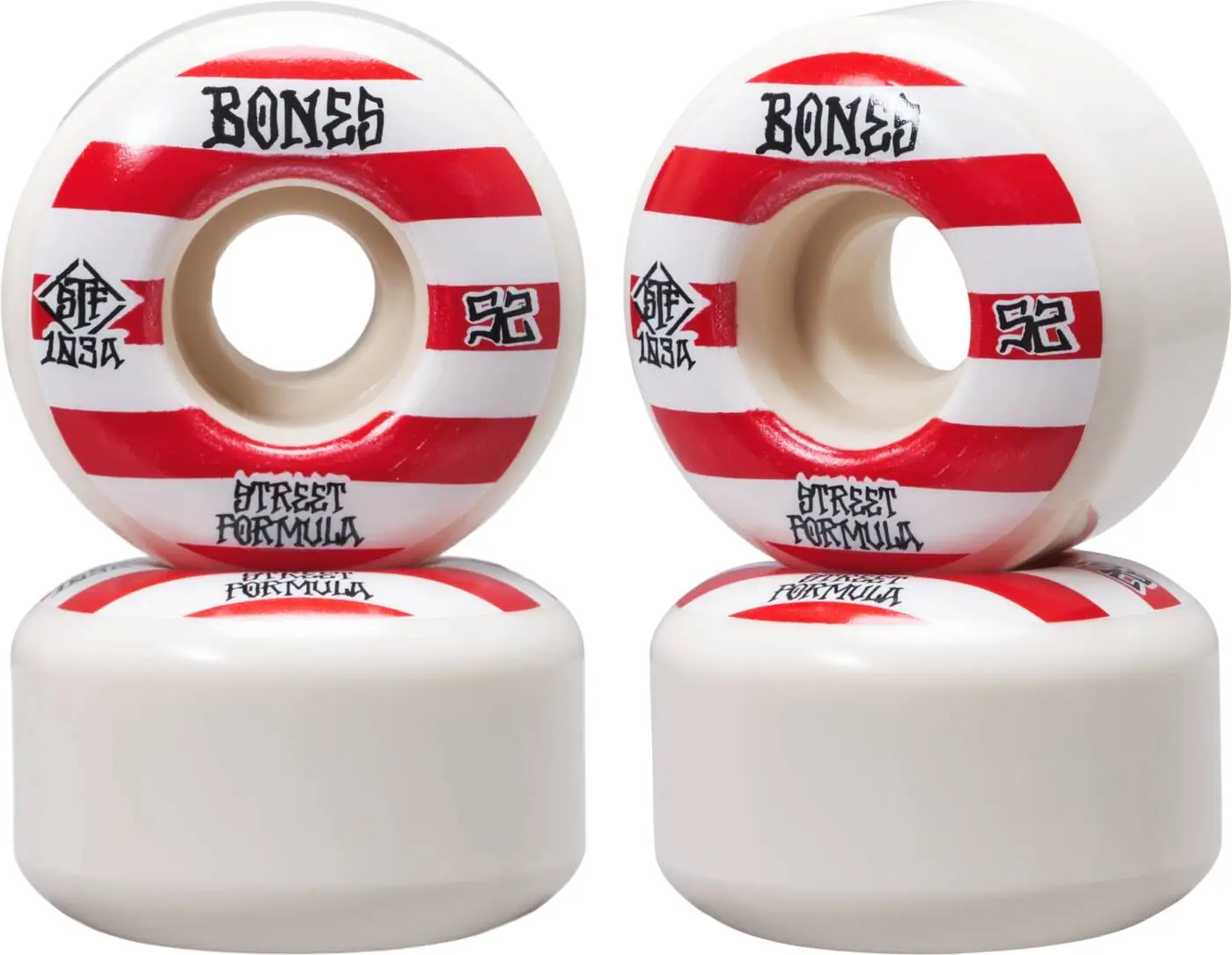 Bones STF V4 Wide Skateboard Hjul 4-Pak | SkatePro