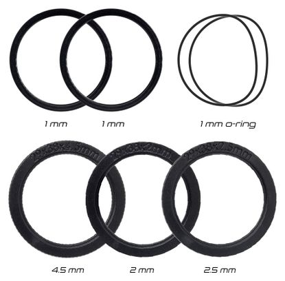 Boîtier de Pédalier Bikone DCTech BB86/92 Oversized pour Sram DUB Noir
