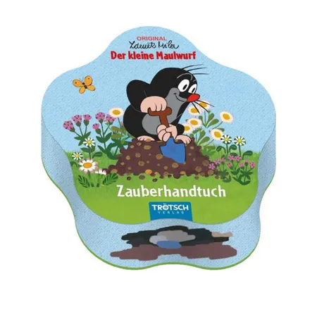 Trötsch Zauberhandtuch Der kleine Maulwurf, 1 Stück, 3-fach sortiert