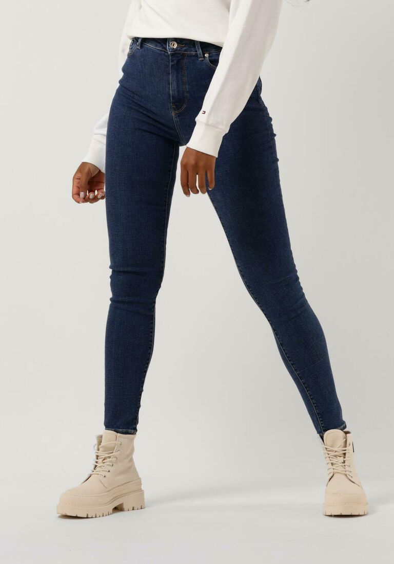 TOMMY HILFIGER blauwe tommy hilfiger skinny jeans th flex harlem u skinny hw eden