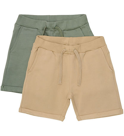 Minymo Sweatshorts - 2er-Pack - Incense