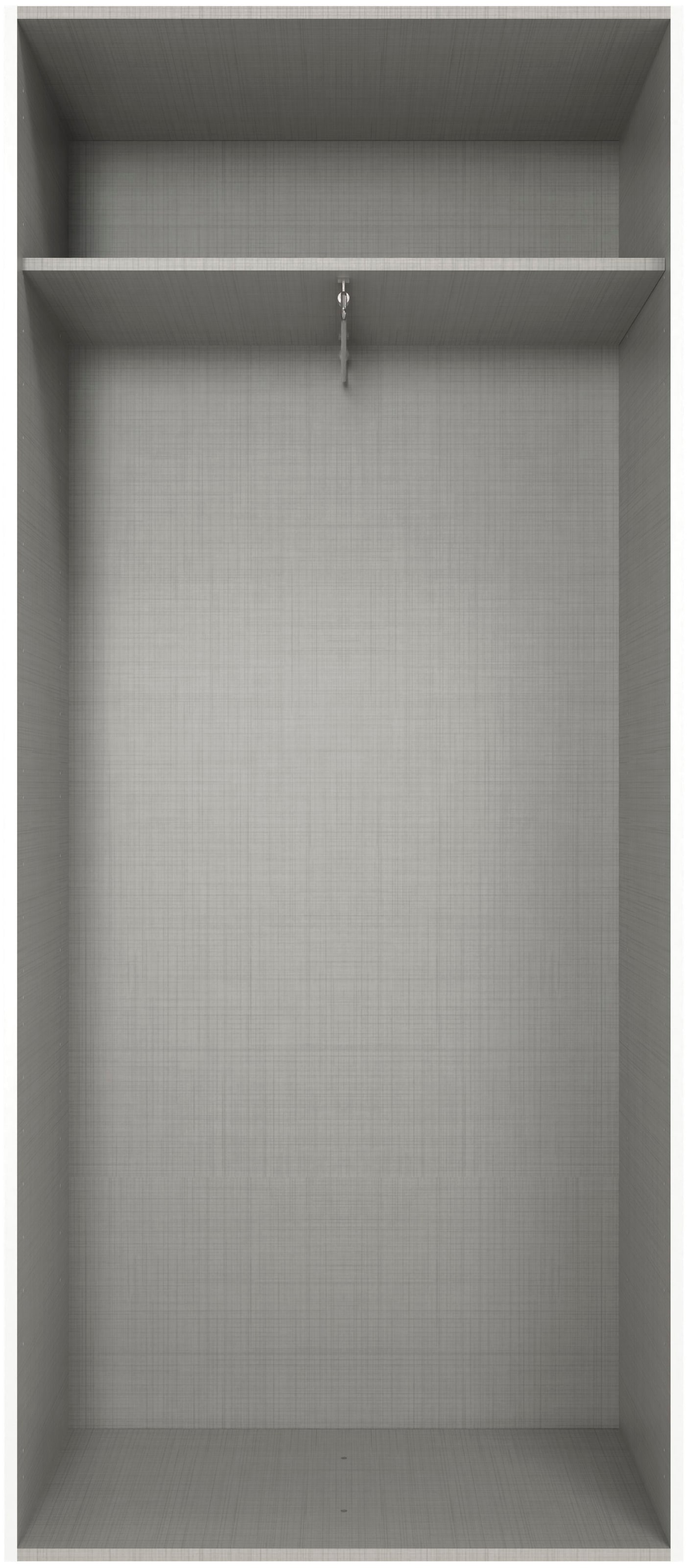 Wimex Kleiderschrank »Mugano,in 8 Breiten,3 Höhen,2 Tiefen, viele Farben, Made in Germany« in Basic oder Premium Ausstattung,  mit langen oder kurzen Griffen aus Metall, mit oder ohne Spiegel