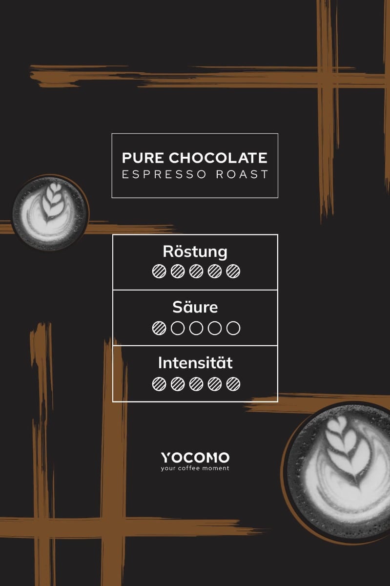 YOCOMO Pure Chocolate Espresso Roast Vorteilspaket 3kg