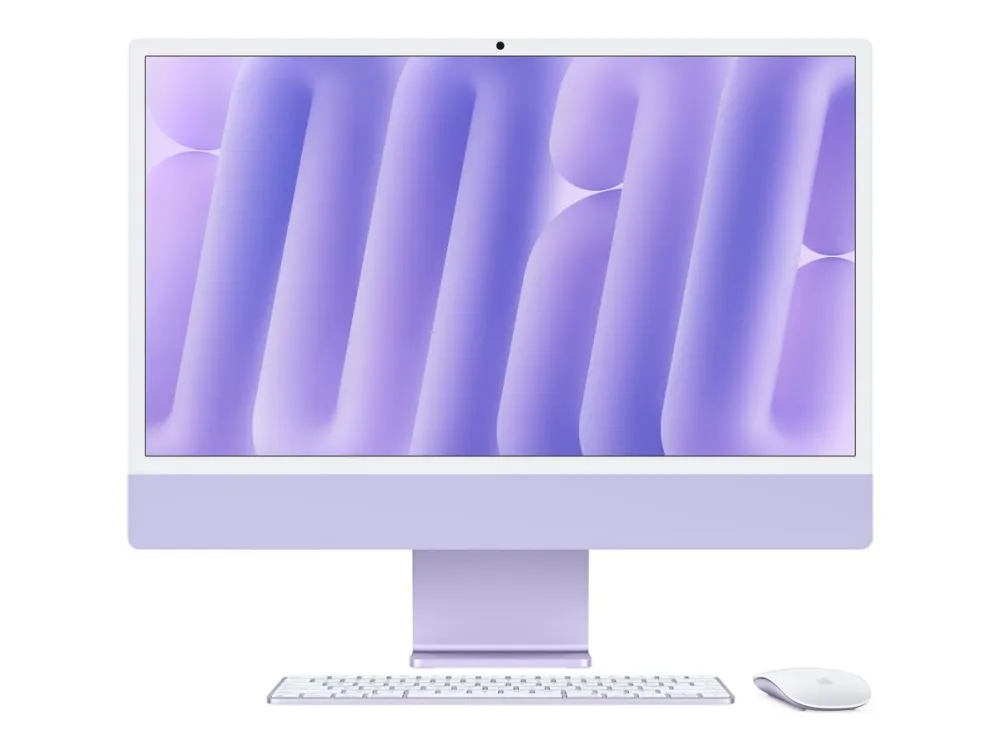 Apple iMac with 4.5K Retina display - Alt-i-én M4 - RAM 16 GB - SSD 256 GB - Apple M4 8-core - IEEE 802.11ax (Wi-Fi 6E), Bluetooth 5.3 - macOS Sequoia 15.0 - skærm: LED 24