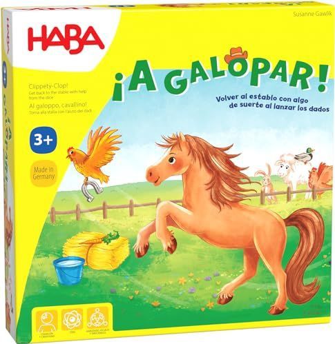 HABA - Bordspel - Paarden - Hout - 3 Spelvarianten