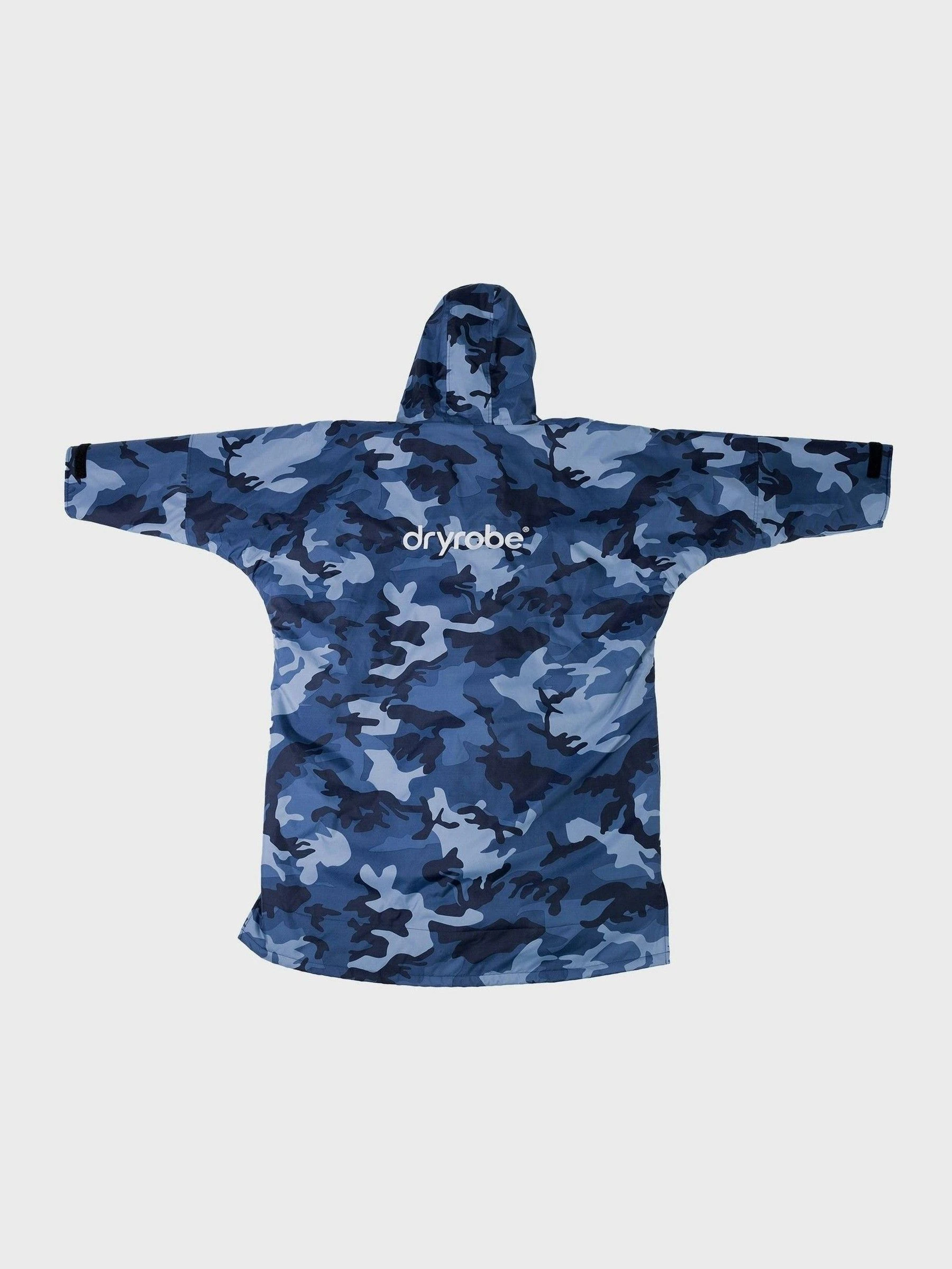 Blauwe Camo - dryrobe Advance Adult Long Sleeve Changing Coats