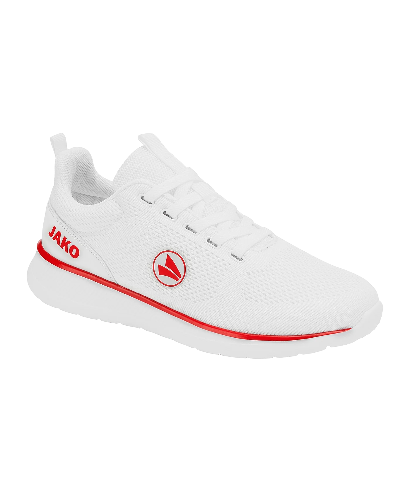 JAKO Team Mesh Sneaker Weiss Rot F004