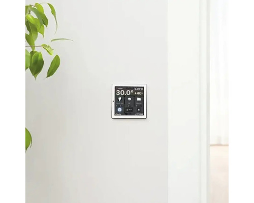 Shelly Wall Display slim bedieningspaneel met geïntegreerde 5-A-schakelaar + kleurendisplay