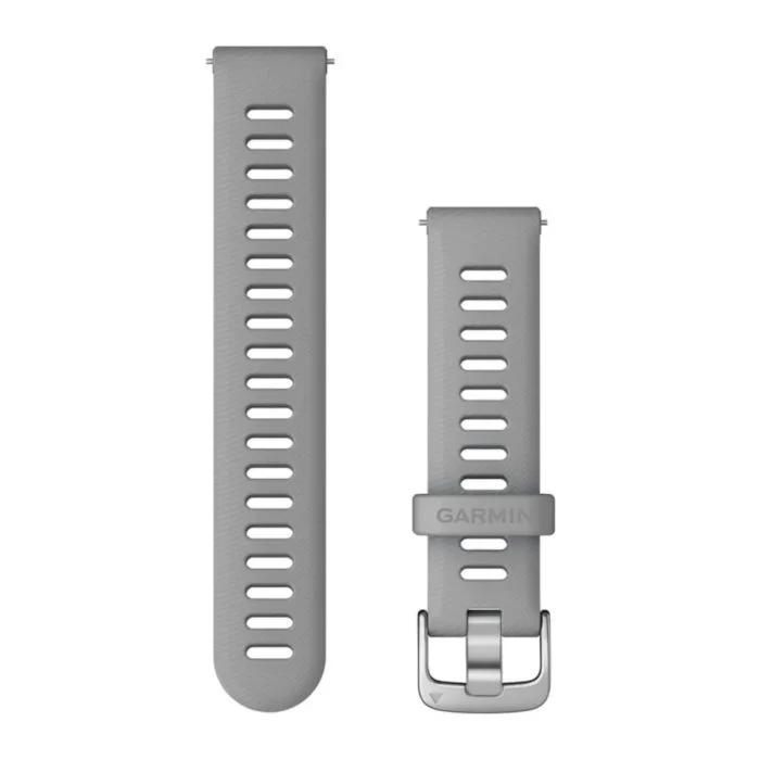 Garmin Unisex Tilbehør til ure/armbånd Quick Release 18 mm Strap (Silicone) Grå