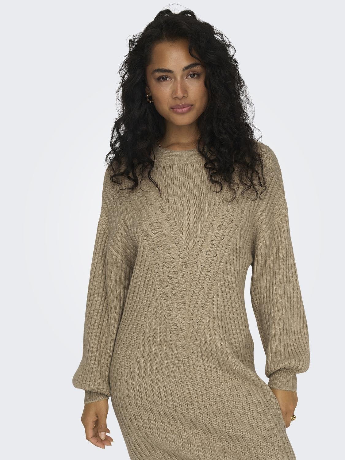 ONLALLIE Langes Kleid Irish Cream