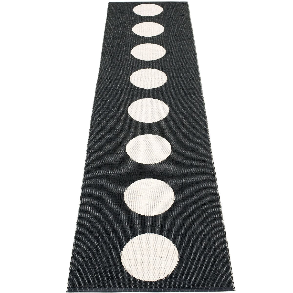 Gulvteppe Vera, 70 x 300 cm, black/vanilla