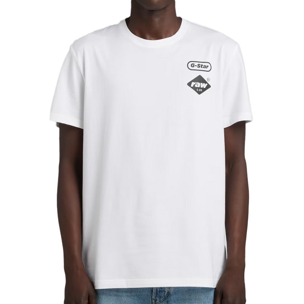 T-shirt Blanc Homme G-Star Chest