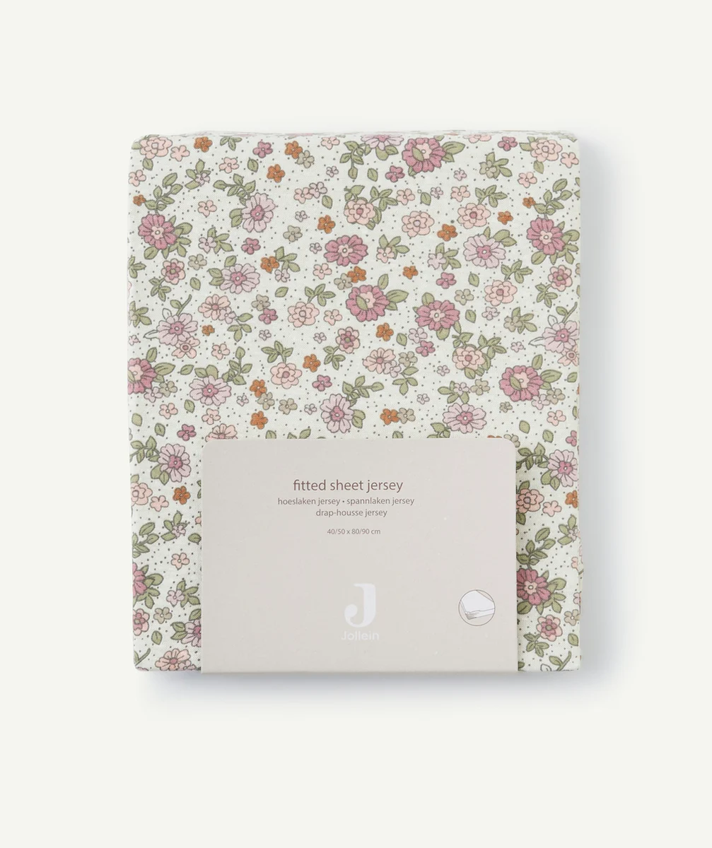 JOLLEINDRAP HOUSSE EN COTON IMPRIMÉ FLEURS RÉTRO