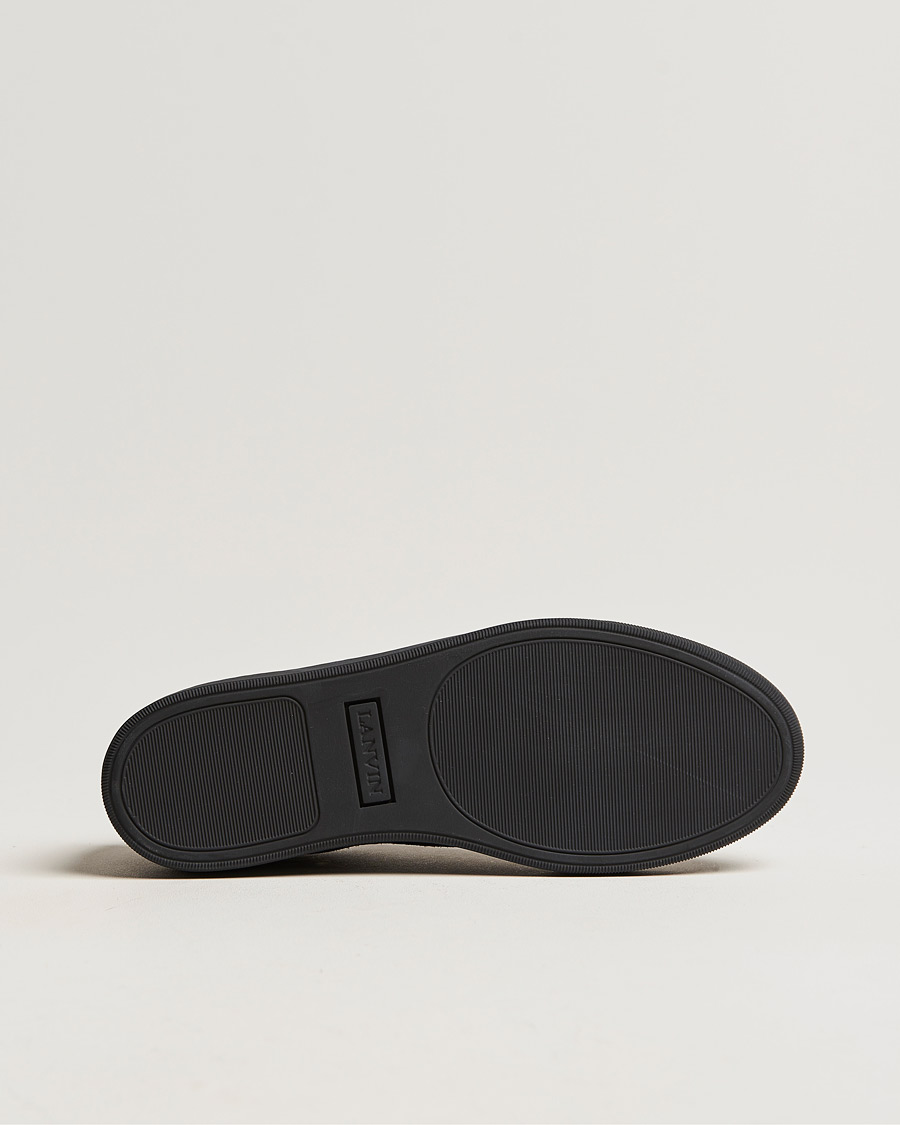 Lanvin Patent Cap Toe Sneaker Black/Black