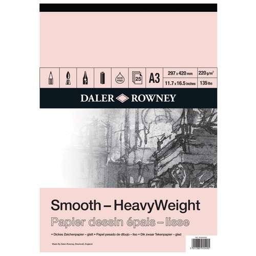 DALER-ROWNEY Smooth Heavyweight Zeichenblock