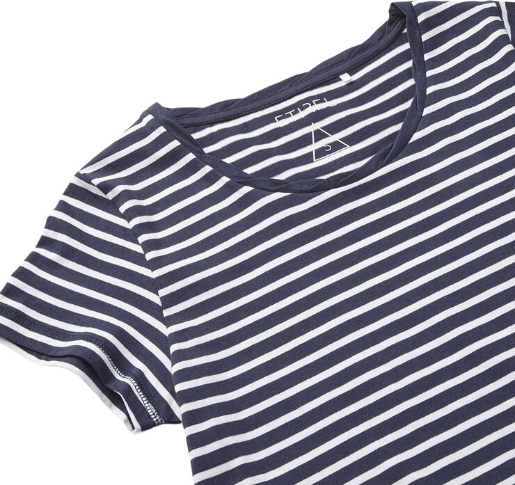 Etirel Nautic Stripe T-Shirt Blå