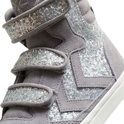 Hummel Stadil Glitter Jr Sneaker, Alloy