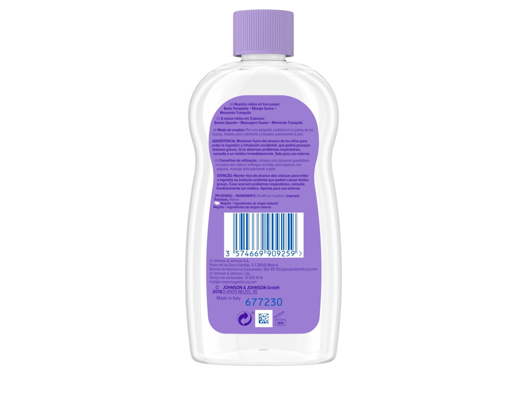 ÓLEO JOHNSON'S BABY BONS SONHOS 300ML