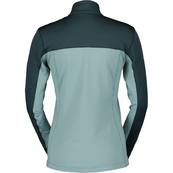 Sweat polaire ski rando SCOTT PULLOVER W'S DEFINED LIGHT ARUBA GREEN/NORTHERN MINT GREEN