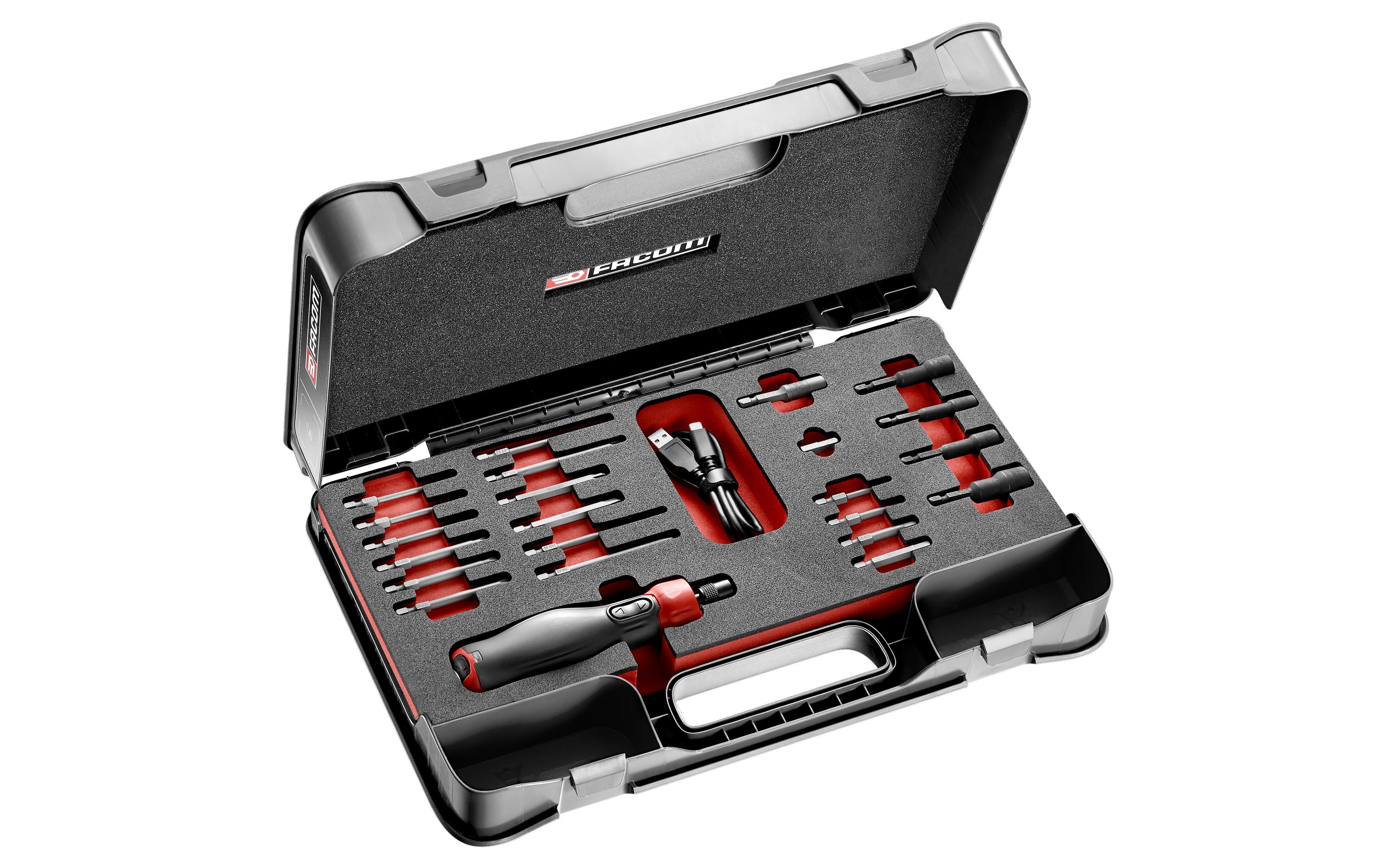 Schraubenzieher-Set mit Power Assist 23-teilig<br>Motorisierter Schraubenzieher mit umfangreichem Bit-Set