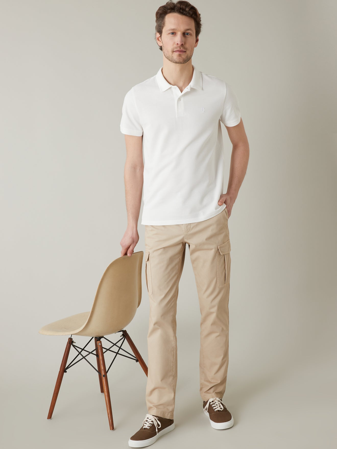 Polo maille piquée homme - coton bio