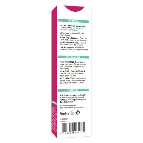 Eau Précieuse Cuidado Facial Matificante Anti-Imperfeições 50ml