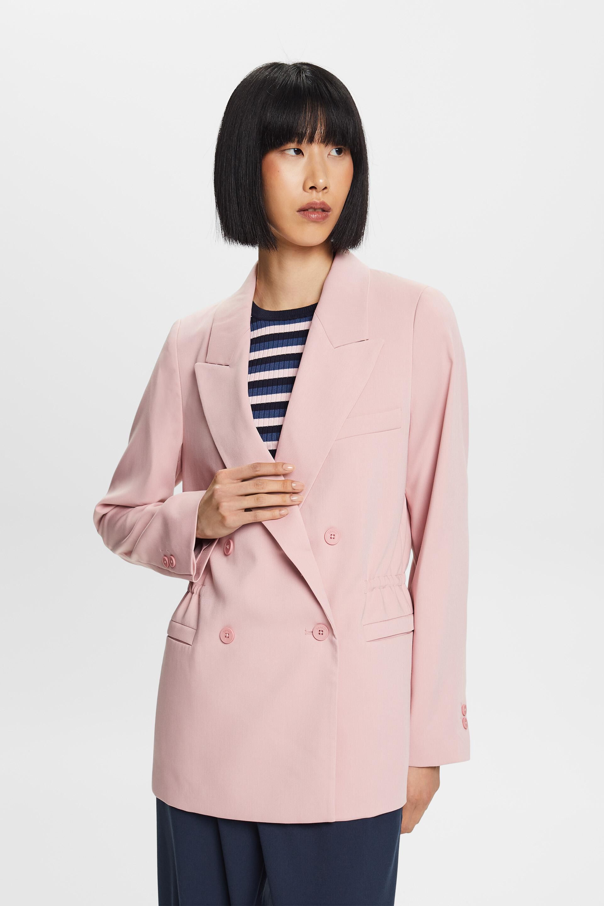 Veste de tailleur à boutonnage croisé oversize