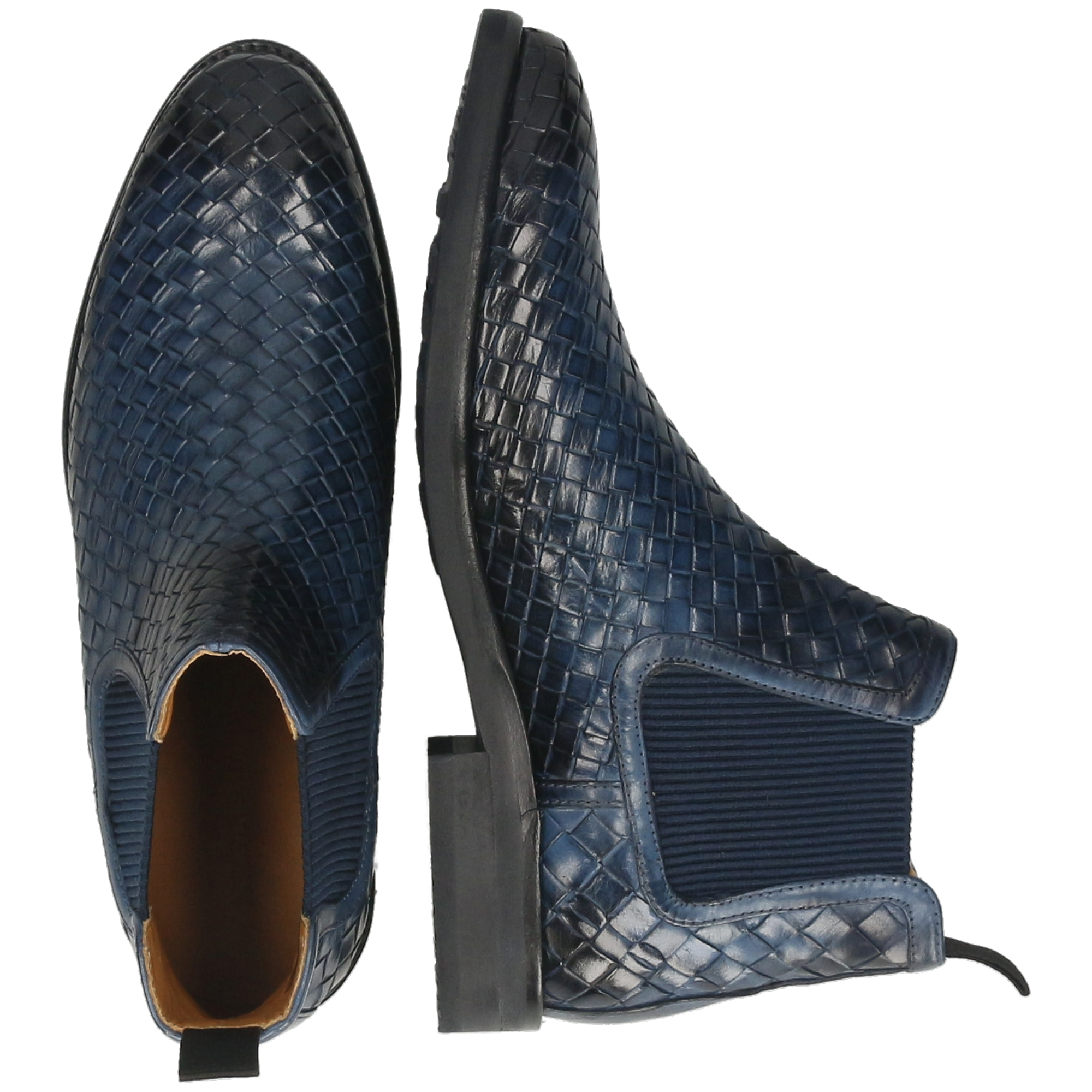 BRAD 6 - Bottines en cuir | Bleu