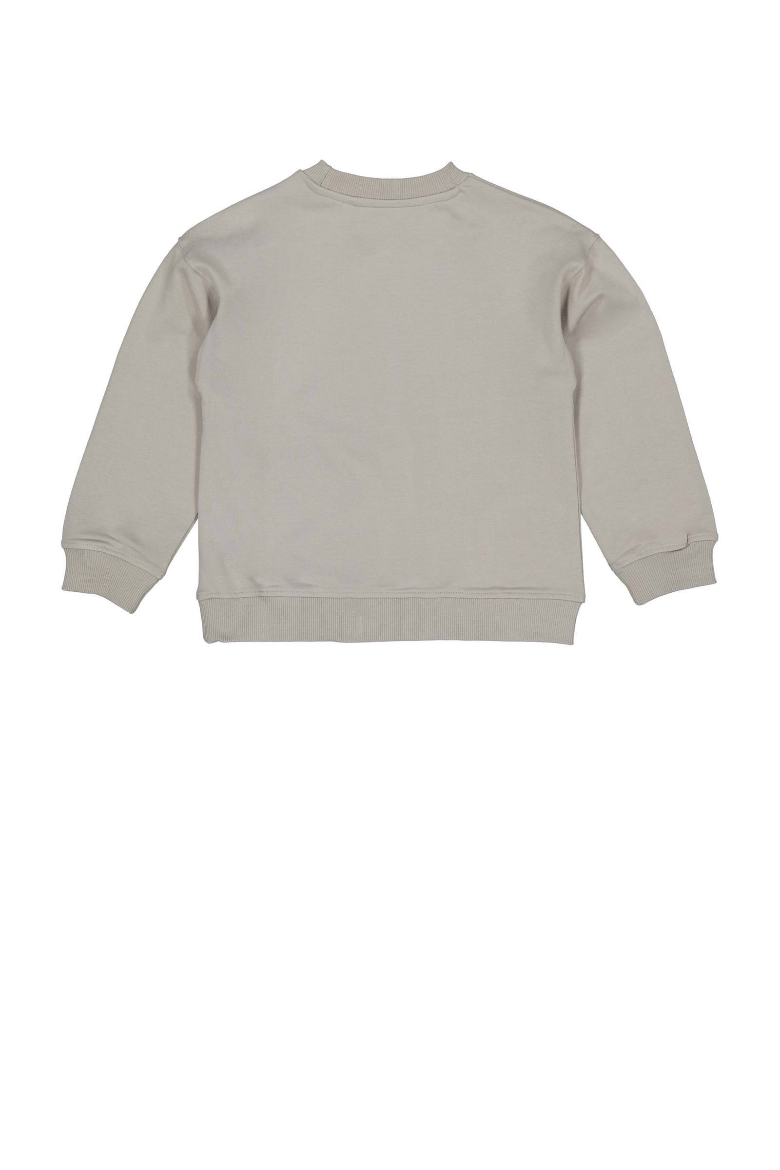 Quapi sweater DANJI met printopdruk grijs