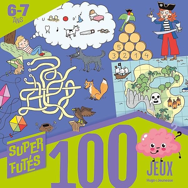 HUGO IMAGE - 100 JEUX POUR SUPER FUTES 6 7 ANS