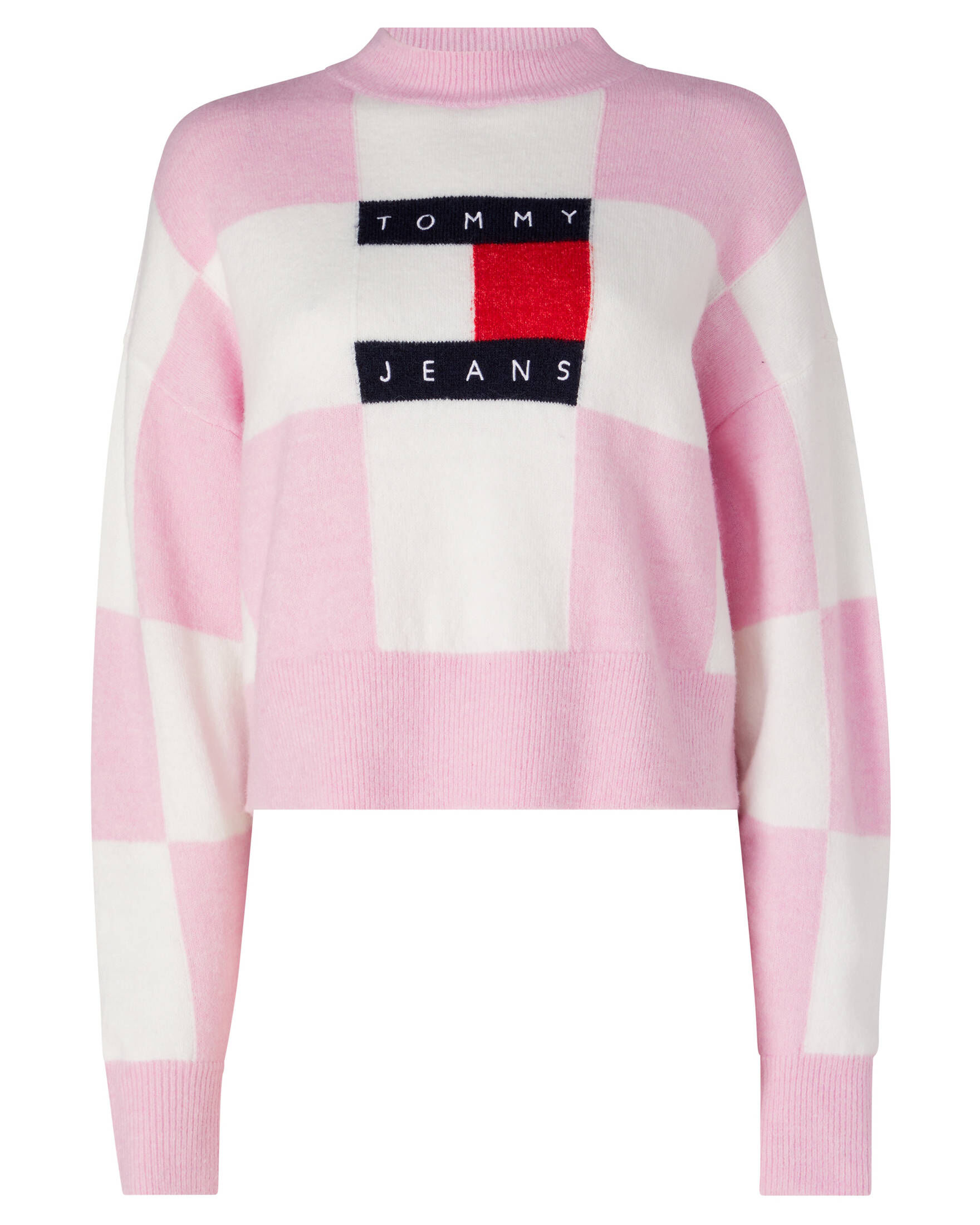Tommy Jeans| Damen Strickpullover TJW RLXD CHECKER FLAG Relaxed Fit
