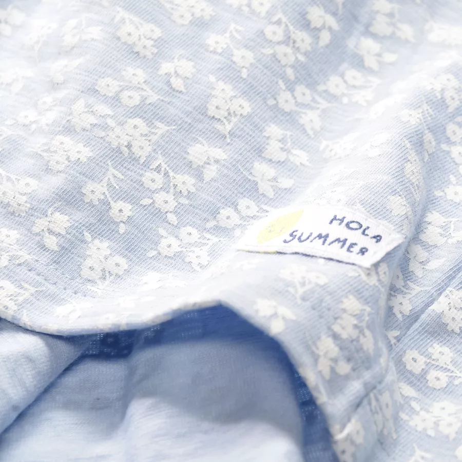 STACCATO Kleid sky gemustert