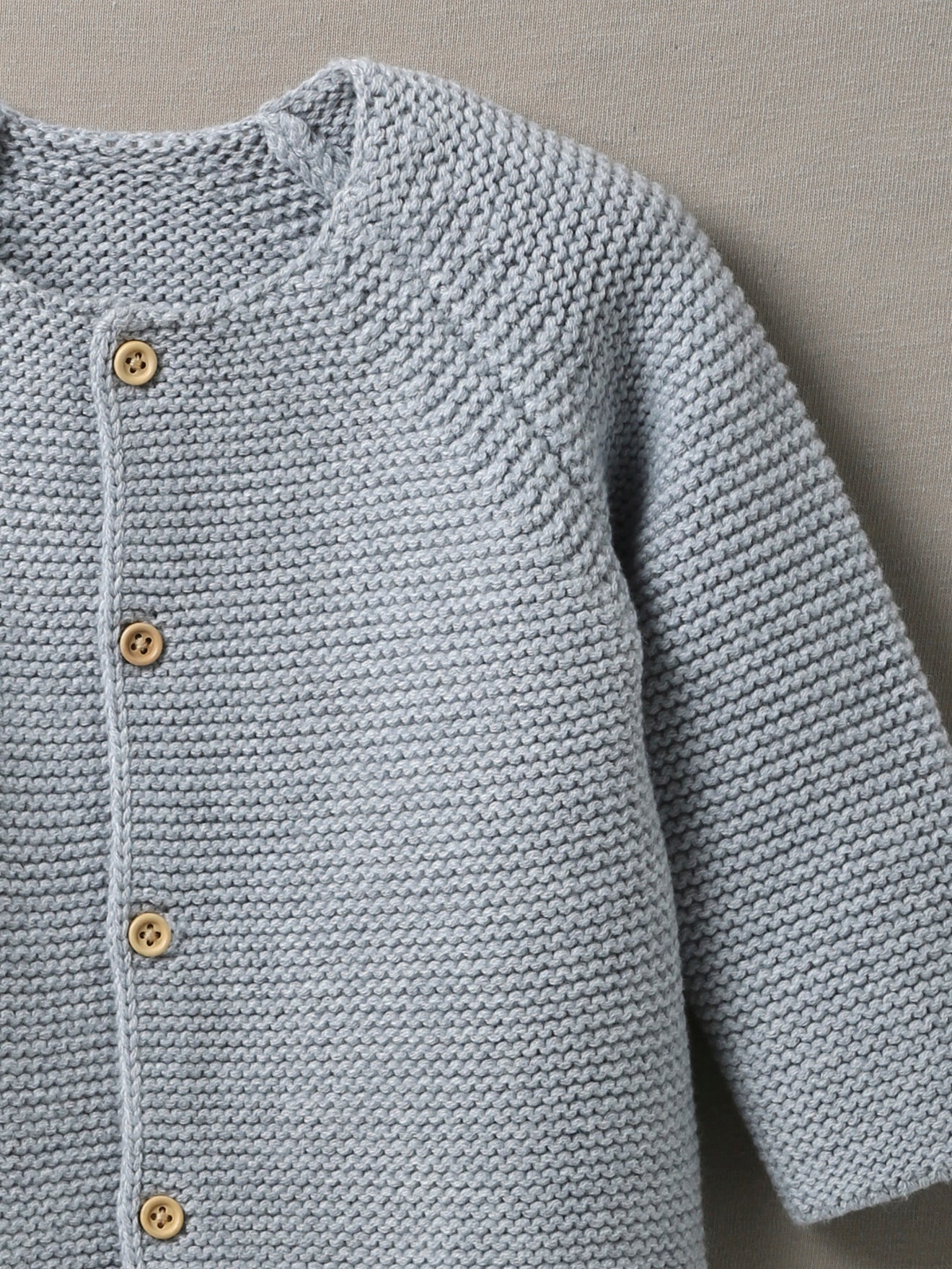 Gilet Bébé en laine et coton bio