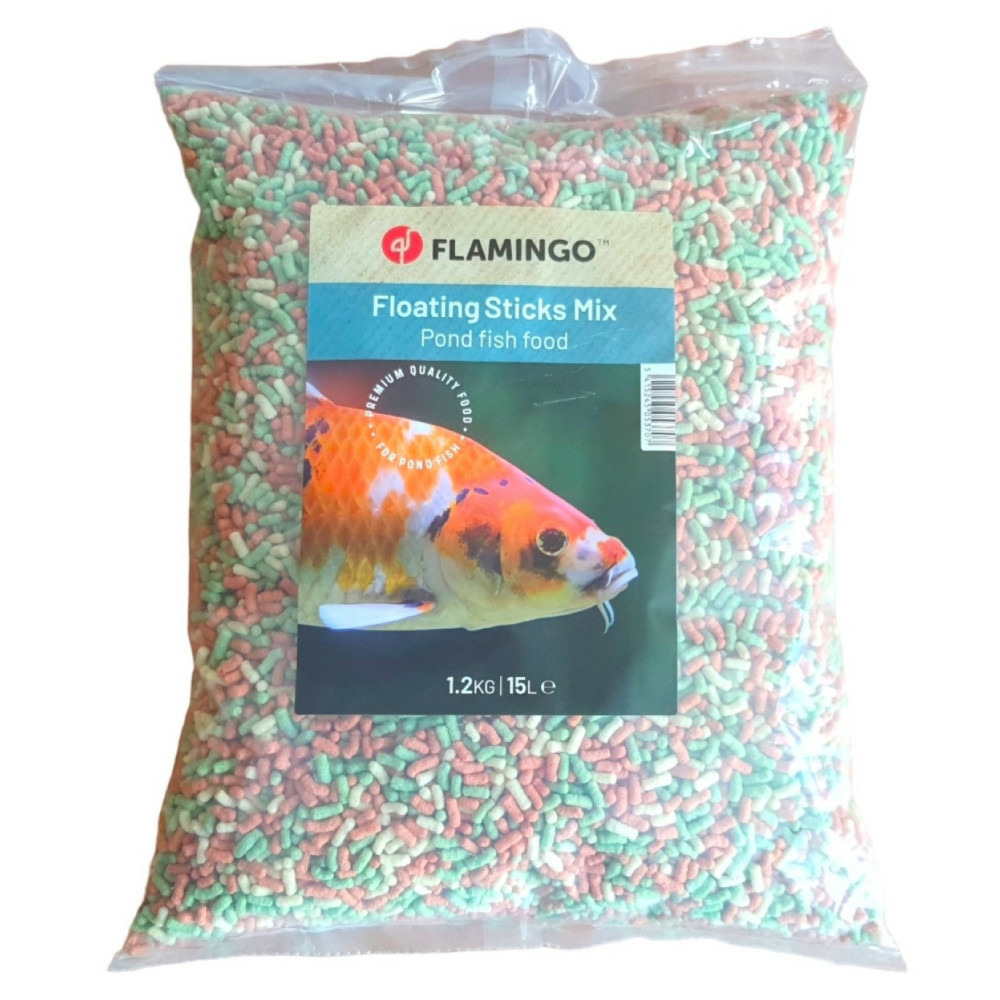 Nourriture poisson d'étang, sticks 15 litres, - 1,2 kg