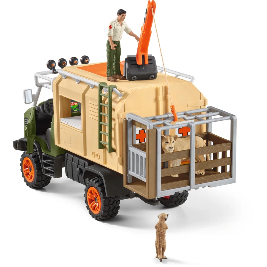 schleich® Großer Truck Tierrettung 42475