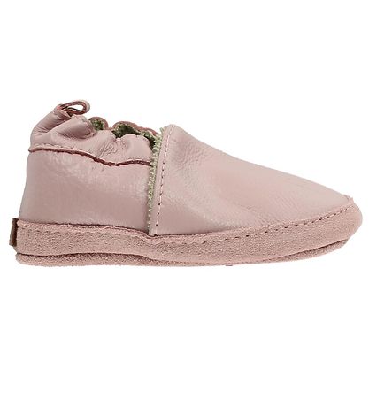 Melton Leder-Krabbelschuhe - Rosa
