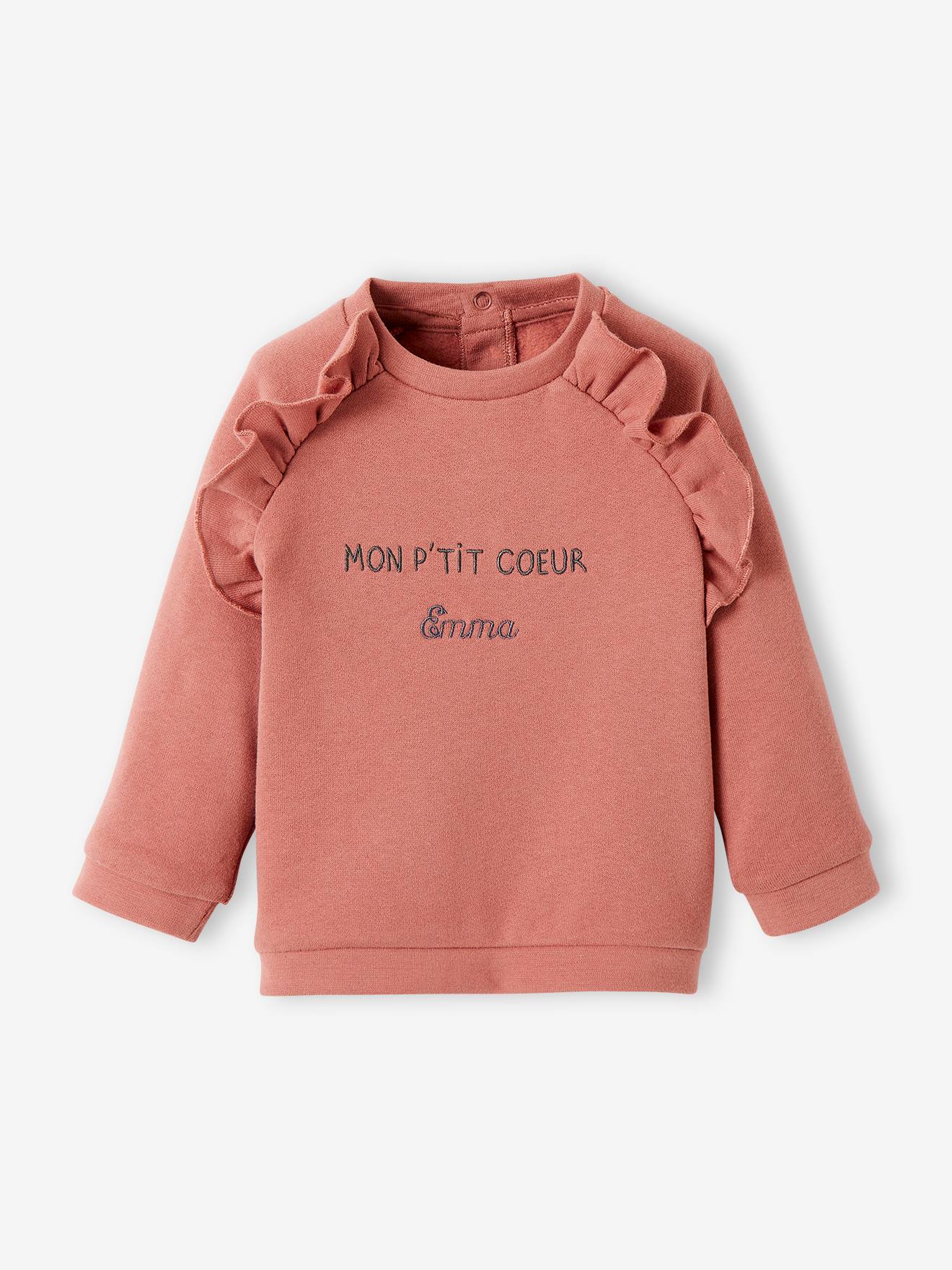 Moletom de lã personalizável para bebê, verde salgueiro