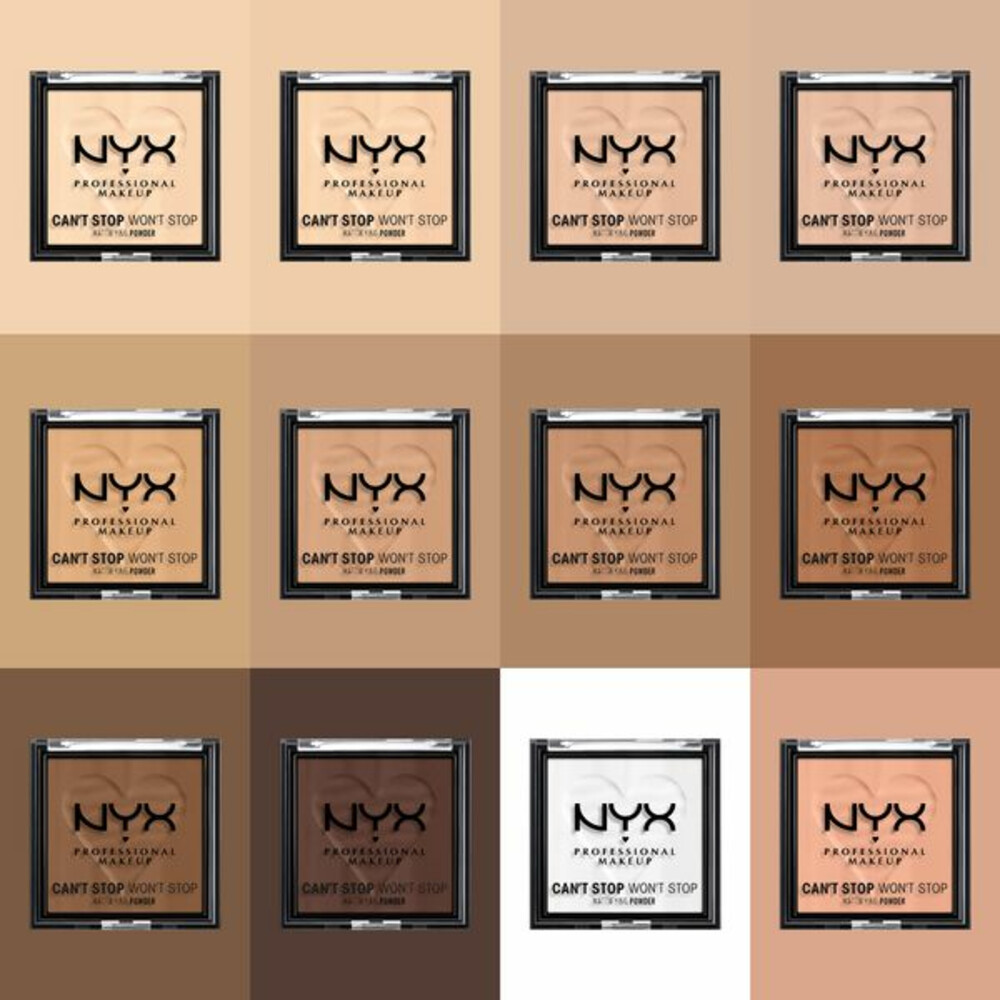 NYX Can't Stop Won't Stop Mattifying Pressed Powder Fair6 gr