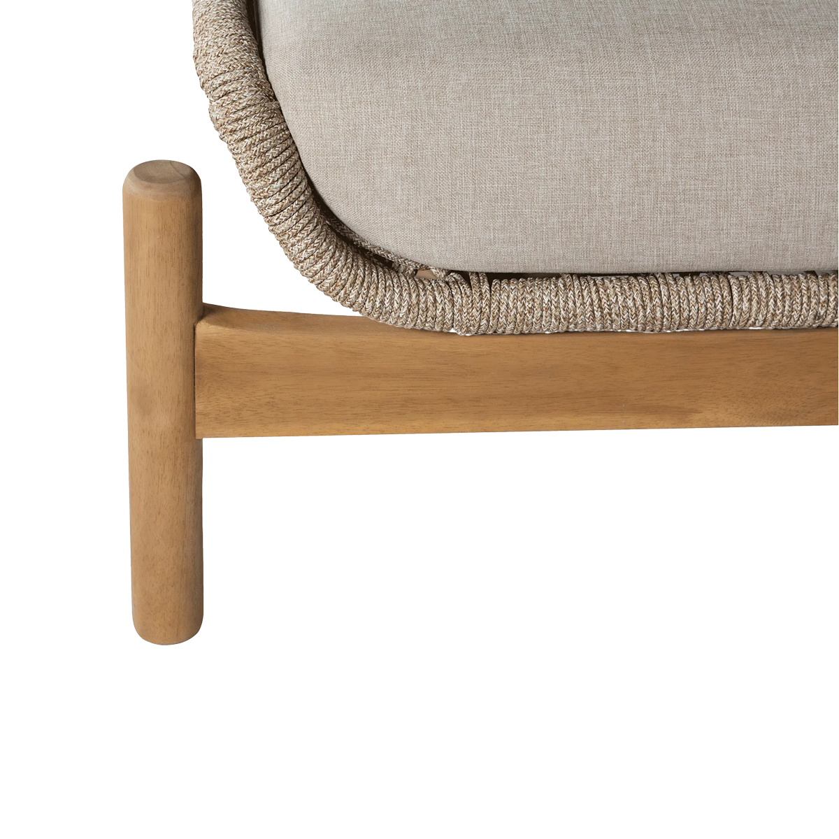 Tuin loungestoel Teresa - met zitkussens Beige