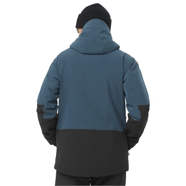 Veste de ski SALOMON HIGHLAND JACKET MIDNIGHT NAVY/DEEP BLACK
