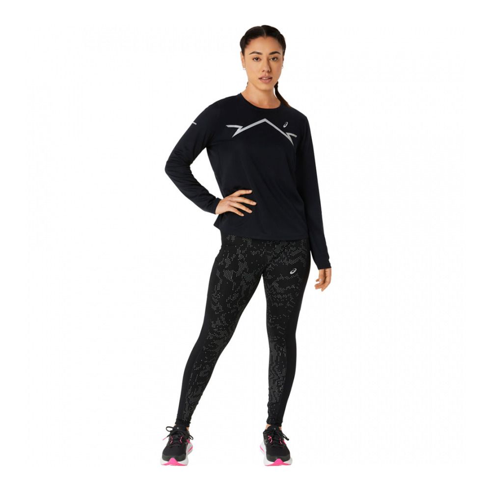 Asics LITE-SHOW - Tee-shirt Femme performance black