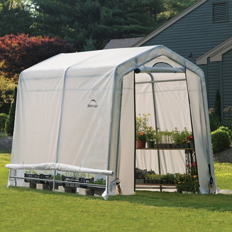 1.8m W x 2.4m D Greenhouse