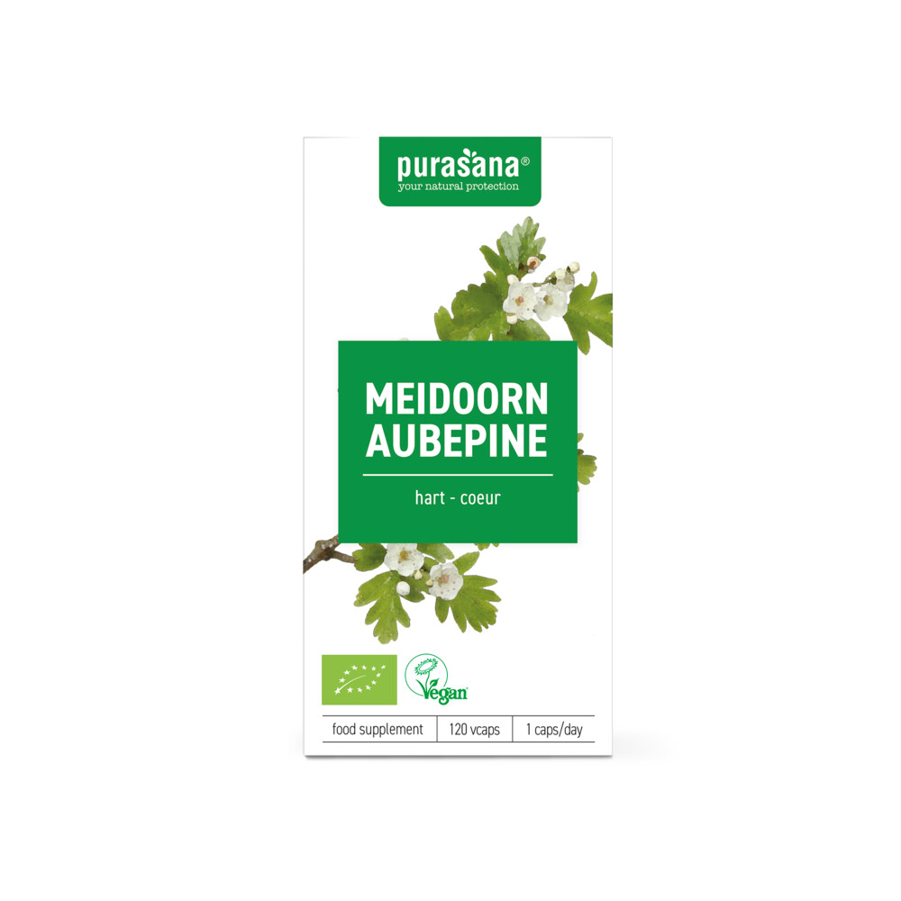 Purasana Meidoorn 120 vegacapsules
