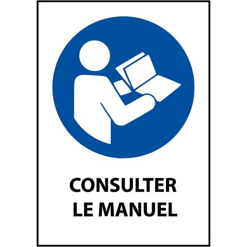 Panneau EPI ISO 7010 M002 consulter le manuel